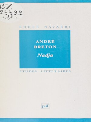 cover image of André Breton, Nadja